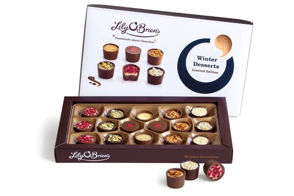 Lily O'Brien's Winter Desserts Limited Edition chocolates Lily O'Brien's Winter Desserts Limited Edition chocolates
