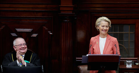 Ursula von der Leyen visits Dublin