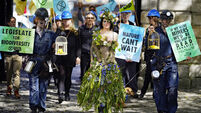 Irish Wildlife Trust and Extinction Rebellion protest