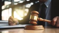 Real Estate concept  judge gavel / lawyer with auction hammer