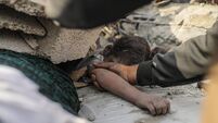 Aftermath of Israeli airstrikes on Gaza