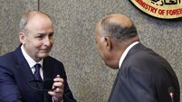 EGYPT-IRELAND-PALESTINIAN-ISRAEL-CONFLICT-DIPLOMACY