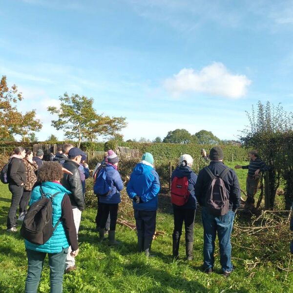 Richard Markham's hedgerow talk, Monasterevin. Picture: Hedgerows Ireland Richard Markham's hedgerow talk, Monasterevin. Picture: Hedgerows Ireland