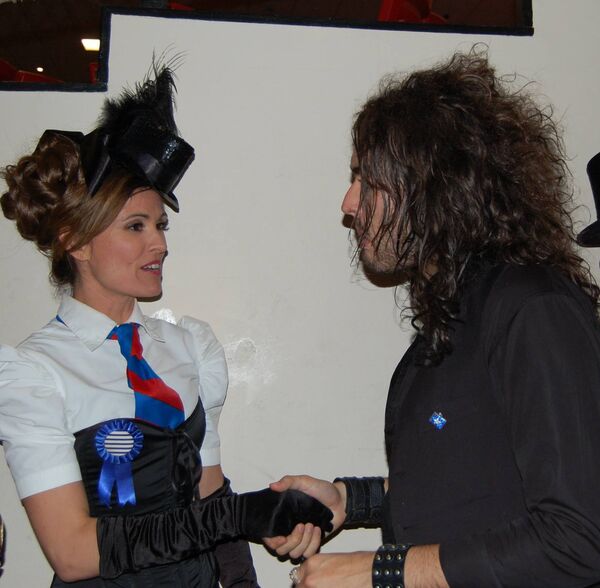 Sara Colohan with Russell Brand in 2007. Picture: Sara Colohan Sara Colohan with Russell Brand in 2007. Picture: Sara Colohan