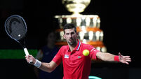 Serbia v Great Britain - Davis Cup 2023 - Quarter Finals - Palacio de Deportes Jose Maria Martin Carpena