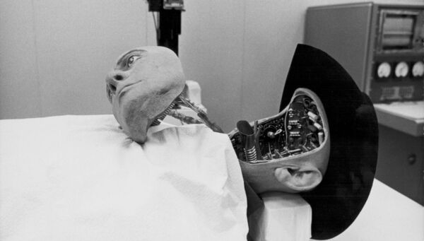 A robot representing actor Yul Brynner, in a scene from the film 'Westworld' in 1973. Picture:Getty Images A robot representing actor Yul Brynner, in a scene from the film 'Westworld' in 1973. Picture:Getty Images