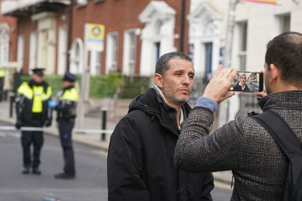 Deliveroo driver Caio Benicio, one of the people who came to the aid of the stab victims. Picture: Brian Lawless/PA Deliveroo driver Caio Benicio, one of the people who came to the aid of the stab victims. Picture: Brian Lawless/PA