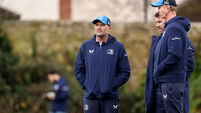 Jacques Nienaber with Leo Cullen 27/11/2023