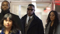 Actor Jonathan Majors in court for start of assault trial