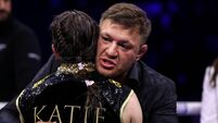 Conor McGregor with Katie Taylor after the decision 20/5/2023
