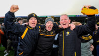 The Clonlara management team celebrate after the game 19/11/2023