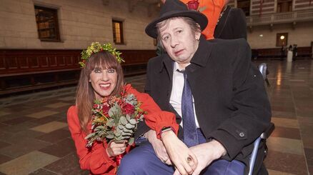 Victoria and Shane on their wedding day in 2018. Picture: Mega Agency Victoria and Shane on their wedding day in 2018. Picture: Mega Agency