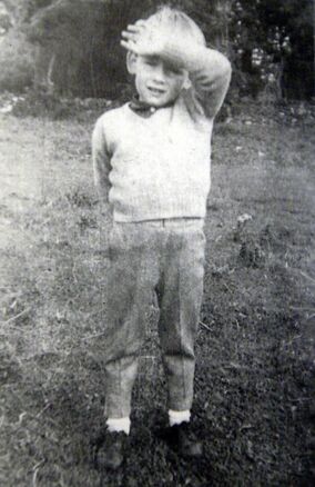 Shane MacGowan, aged four. Shane MacGowan, aged four.