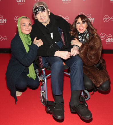 Sinéad O'Connor, Shane MacGowan and Victoria Mary Clarke. Picture: Brian McEvoy Sinéad O'Connor, Shane MacGowan and Victoria Mary Clarke. Picture: Brian McEvoy