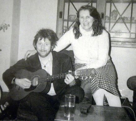 Shane MacGowan and his mother Therese in Tipperary circa 1993. Shane MacGowan and his mother Therese in Tipperary circa 1993.