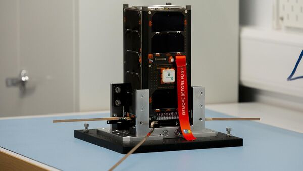 The satellite, which is roughly the size of a small shoebox, will be placed aboard the Space Falcon 9 rocket, which will blast of from Vandenbeg Air Force Base in California. Picture: Gareth Chaney/ Collins Photos The satellite, which is roughly the size of a small shoebox, will be placed aboard the Space Falcon 9 rocket, which will blast of from Vandenbeg Air Force Base in California. Picture: Gareth Chaney/ Collins Photos