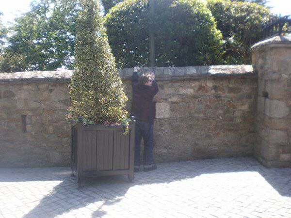 “Come on Enya.” Shane at Enya’s Killiney home. Photo: Alison O'Reilly “Come on Enya.” Shane at Enya’s Killiney home. Photo: Alison O'Reilly