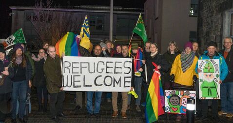 carrick protest.jpg Letters to the Editor: Village will welcome new refugee residents
