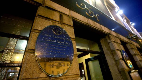 Hayes' Hotel, Thurles, Co. Tipperary 12/1/2014 A plaque outside Hayes' Hotel. Pic: ©INPHO/Ryan Byrne Hayes' Hotel, Thurles, Co. Tipperary 12/1/2014 A plaque outside Hayes' Hotel. Pic: ©INPHO/Ryan Byrne
