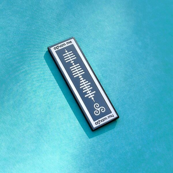 Ogham Me, Ogham My pin, deadly.ie, €9.99 Ogham Me, Ogham My pin, deadly.ie, €9.99