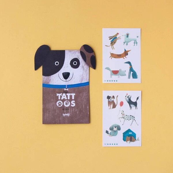 Tattoo Set 'Dogs' with 10 Tattoos, SHRINKWRAPPED for age 3+, €6.99 Tattoo Set 'Dogs' with 10 Tattoos, SHRINKWRAPPED for age 3+, €6.99