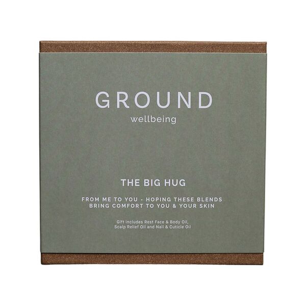 Ground Wellbeing The Big Hug Barróg Gift Set, €75, groundwellbeing.com. Ground Wellbeing The Big Hug Barróg Gift Set, €75, groundwellbeing.com.