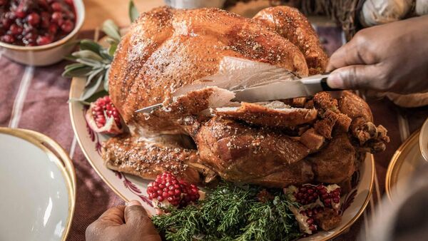 Old-Fashioned Roast Turkey with all the Trimmings
